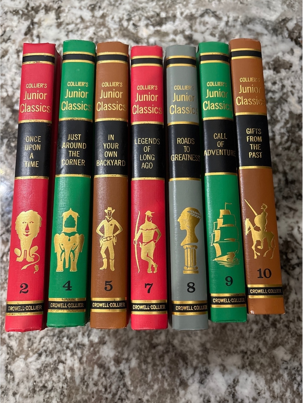 Colliers junior classics book children set 7